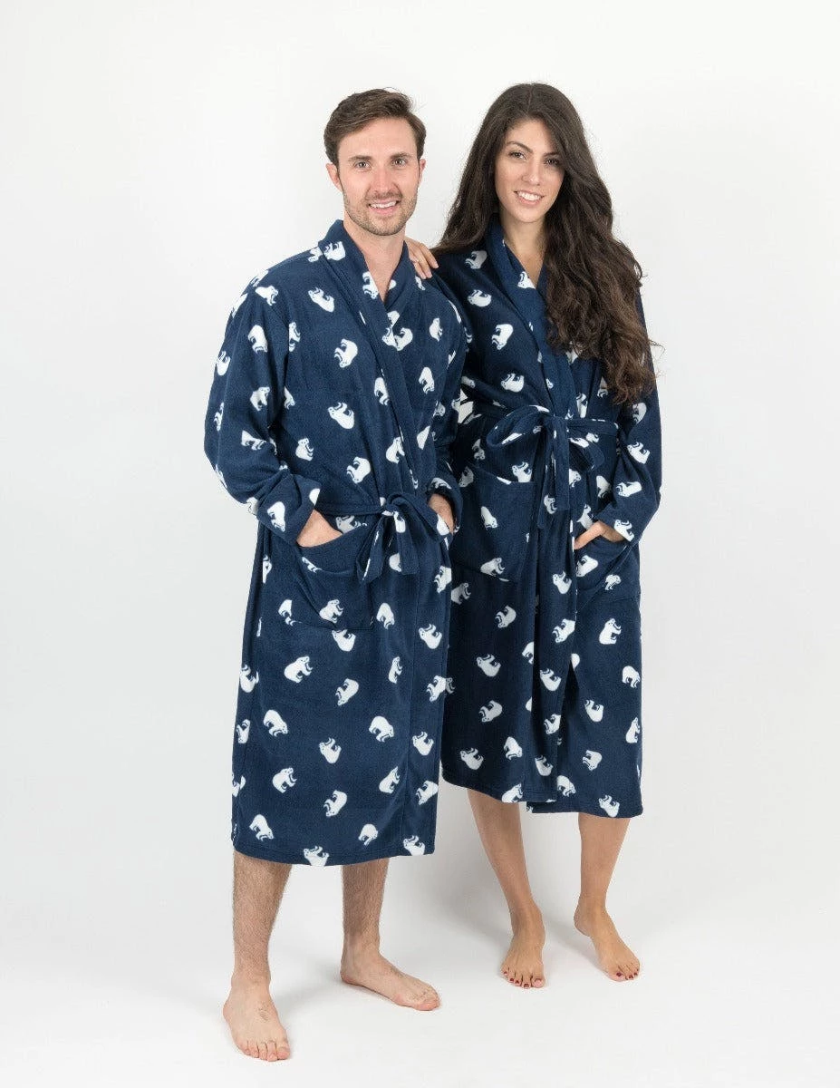 Leveret Womens Soft Micro Fleece Bathrobe 6 Leveret Womens Soft Micro Fleece Bathrobe - Image 4