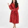 Leveret Womens Soft Micro Fleece Bathrobe