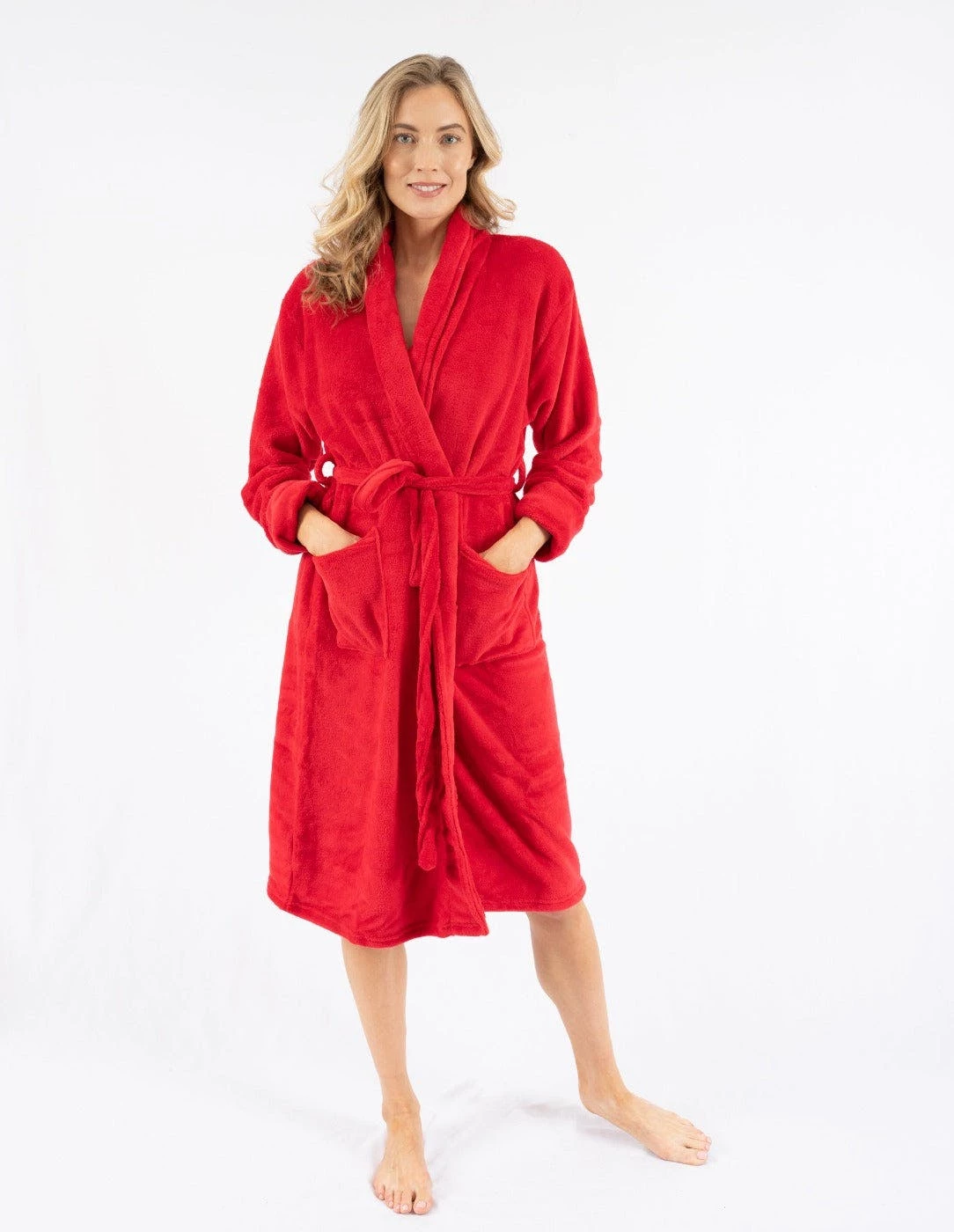 Leveret Womens Soft Micro Fleece Bathrobe 9 Leveret Womens Soft Micro Fleece Bathrobe - Image 7