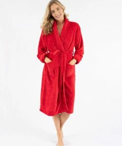 Leveret Womens Soft Micro Fleece Bathrobe 16 Leveret Womens Soft Micro Fleece Bathrobe -Enchante Home-shop M00192692004593 2353871002