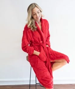 Leveret Womens Soft Micro Fleece Bathrobe 18 Leveret Womens Soft Micro Fleece Bathrobe -Enchante Home-shop M00192692004593 4262077205