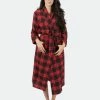 Leveret Womens Flannel Robe 2 Leveret Womens Flannel Robe -Enchante Home-shop M00192692025666 1345503235