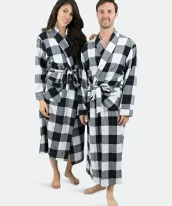 Leveret Womens Flannel Robe 11 Leveret Womens Flannel Robe -Enchante Home-shop M00192692025666 1516594845