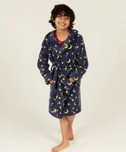 Leveret Kids Hooded Fleece Robes