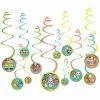 AMSCAN CoComelon Hanging Swirl Party Decorations -Enchante Home-shop M00192937276563 783690619