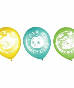 AMSCAN CoComelon Latex Party Balloons - Pack Of 6