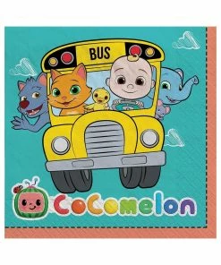 AMSCAN CoComelon Party Luncheon Napkins - Pack Of 16