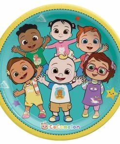 AMSCAN CoComelon 9 Inch Party Dinner Plates - Pack Of 8
