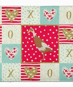 Caroline's Treasures 19 In X 27 In Indian Runner Duck Love Machine Washable Memory Foam Mat