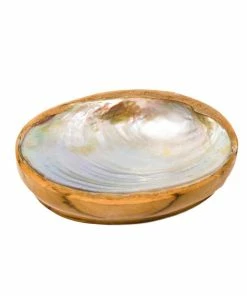 Poppy & Sage TEAK SHELL SOAP DISH - REGULAR SIZE