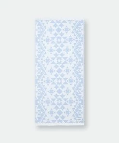 BEACH HAUS Ea You Soon - Marrakesh Beach Towel Sky Blue