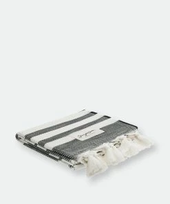 BEACH HAUS Ea You Soon - Salina Beach Towel Black -Enchante Home-shop M00196044650025 3449772384 scaled