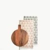 KORISSA Wooden Round Serving Board Gift Set