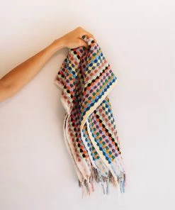 BEACH HAUS Dotted Turkish Hand Towel - Multi