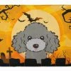 Caroline's Treasures 19 In X 27 In Halloween Silver Gray Poodle Machine Washable Memory Foam Mat 1 Caroline's Treasures 19 In X 27 In Halloween Silver Gray Poodle Machine Washable Memory Foam Mat -Enchante Home-shop M00638508635297 1284279717