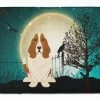 Caroline's Treasures 19 In X 27 In Halloween Scary Basset Hound Machine Washable Memory Foam Mat -Enchante Home-shop M00638508636133 1979602227