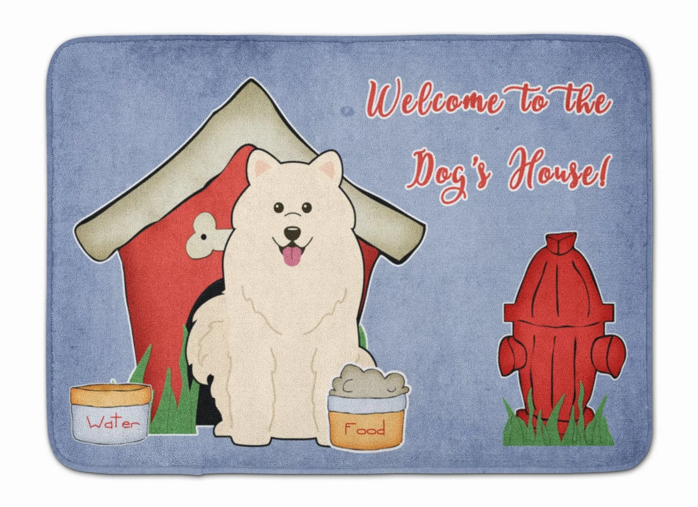 Caroline's Treasures 19 In X 27 In Dog House Collection Samoyed Machine Washable Memory Foam Mat 3 Caroline's Treasures 19 In X 27 In Dog House Collection Samoyed Machine Washable Memory Foam Mat