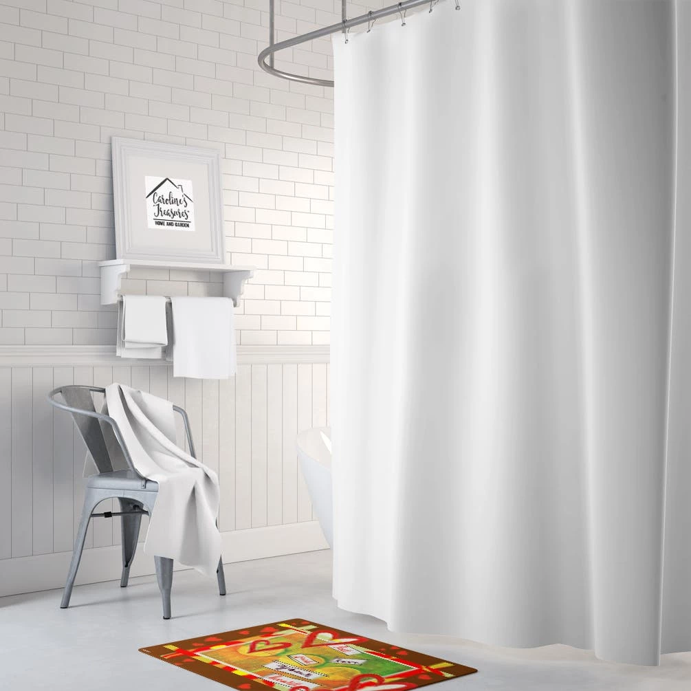 Caroline's Treasures 19 In X 27 In Let Love Guide Your Heart Valentine's Day Machine Washable Memory Foam Mat 4 Caroline's Treasures 19 In X 27 In Let Love Guide Your Heart Valentine's Day Machine Washable Memory Foam Mat - Image 2