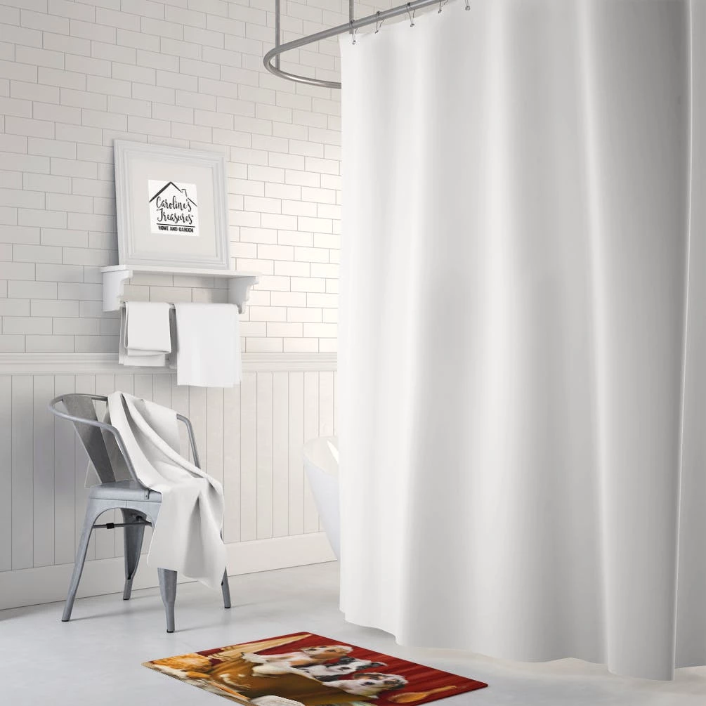 Caroline's Treasures 19 In X 27 In Beagle, Boston Terrier And Jack Russel In The Tub Machine Washable Memory Foam Mat 4 Caroline's Treasures 19 In X 27 In Beagle, Boston Terrier And Jack Russel In The Tub Machine Washable Memory Foam Mat - Image 2