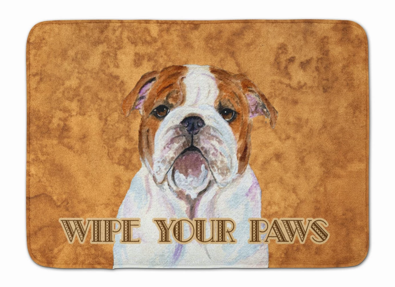 Caroline's Treasures 19 In X 27 In Bulldog English Wipe Your Paws Machine Washable Memory Foam Mat 2 Caroline's Treasures 19 In X 27 In Bulldog English Wipe Your Paws Machine Washable Memory Foam Mat
