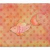 Caroline's Treasures 19 In X 27 In Orange Fish Watercolor Machine Washable Memory Foam Mat -Enchante Home-shop M00638508842350 1840918277