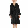 Leveret Kids Fleece Hooded Neutral Color Bathrobe -Enchante Home-shop M00712324357417 314796908