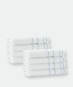 Enchante Home Monroe Turkish Cotton 8 Pcs Hand Towels