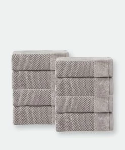 Enchante Home Incanto Turkish Cotton 8 Pcs Wash Towels