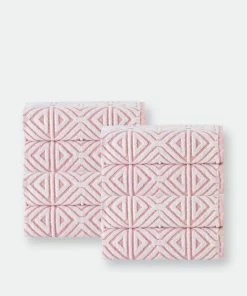 Enchante Home Glamour Turkish Cotton 8 Pcs Hand Towels