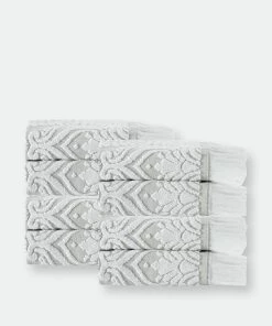 Enchante Home Laina Turkish Cotton 8 Pcs Wash Towels