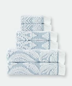 Enchante Home Laina Turkish Cotton 6 Pcs Towel Set