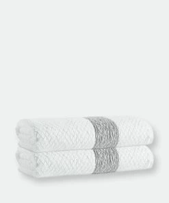 Enchante Home Anton Turkish Cotton 2 Pcs Bath Towels