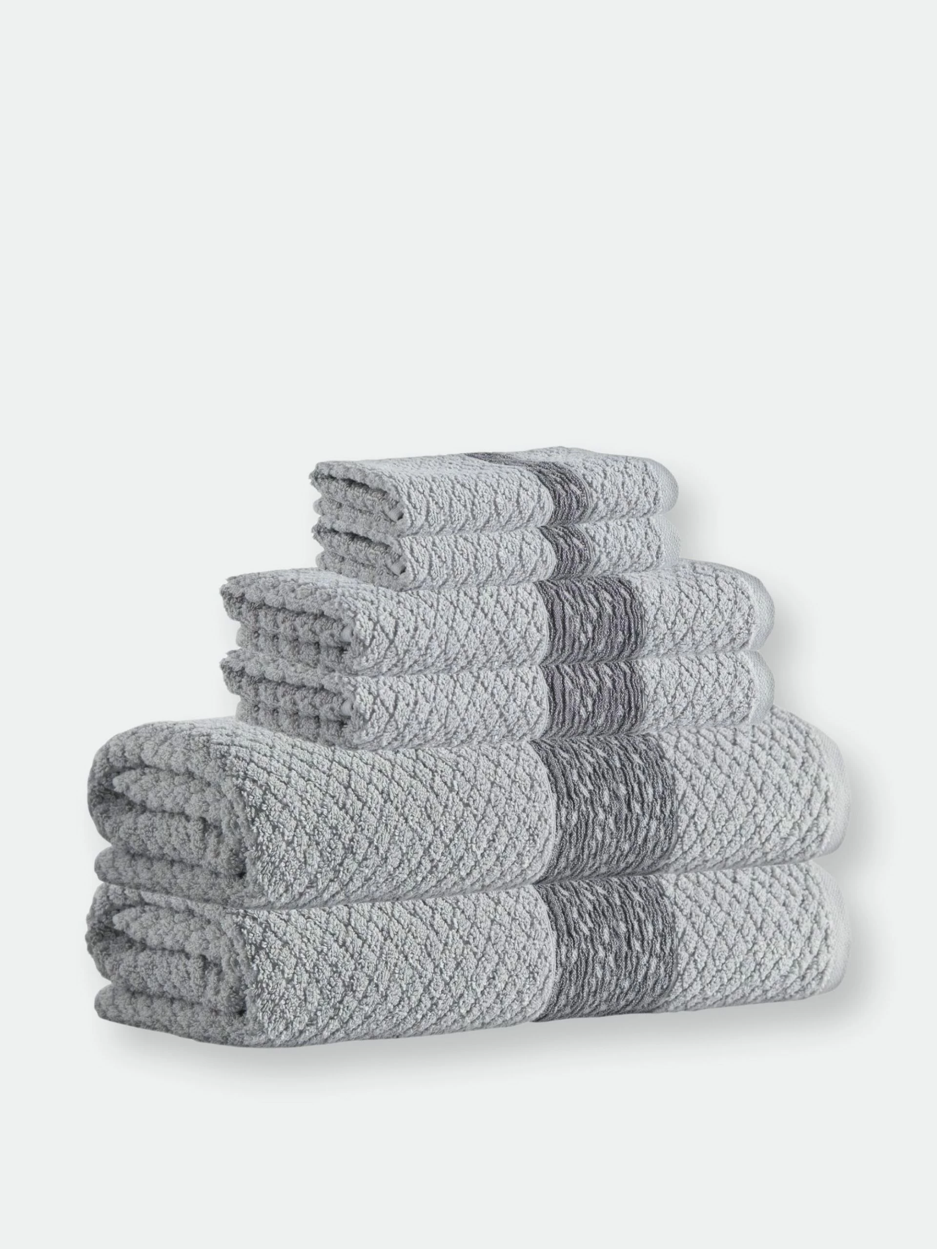 Enchante Home Anton Turkish Cotton 6 Pcs Towel Set 3 Enchante Home Anton Turkish Cotton 6 Pcs Towel Set