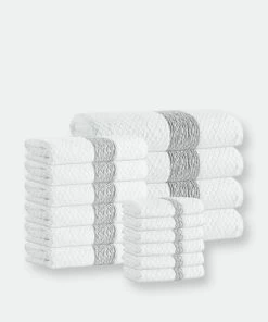 Enchante Home Anton Turkish Cotton 16 Pcs Towel Set
