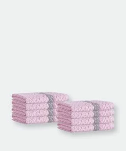 Enchante Home Anton Turkish Cotton 8 Pcs Wash Towels