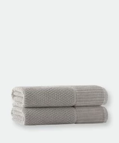 Enchante Home Timaru Turkish Cotton 2 Pcs Bath Towels