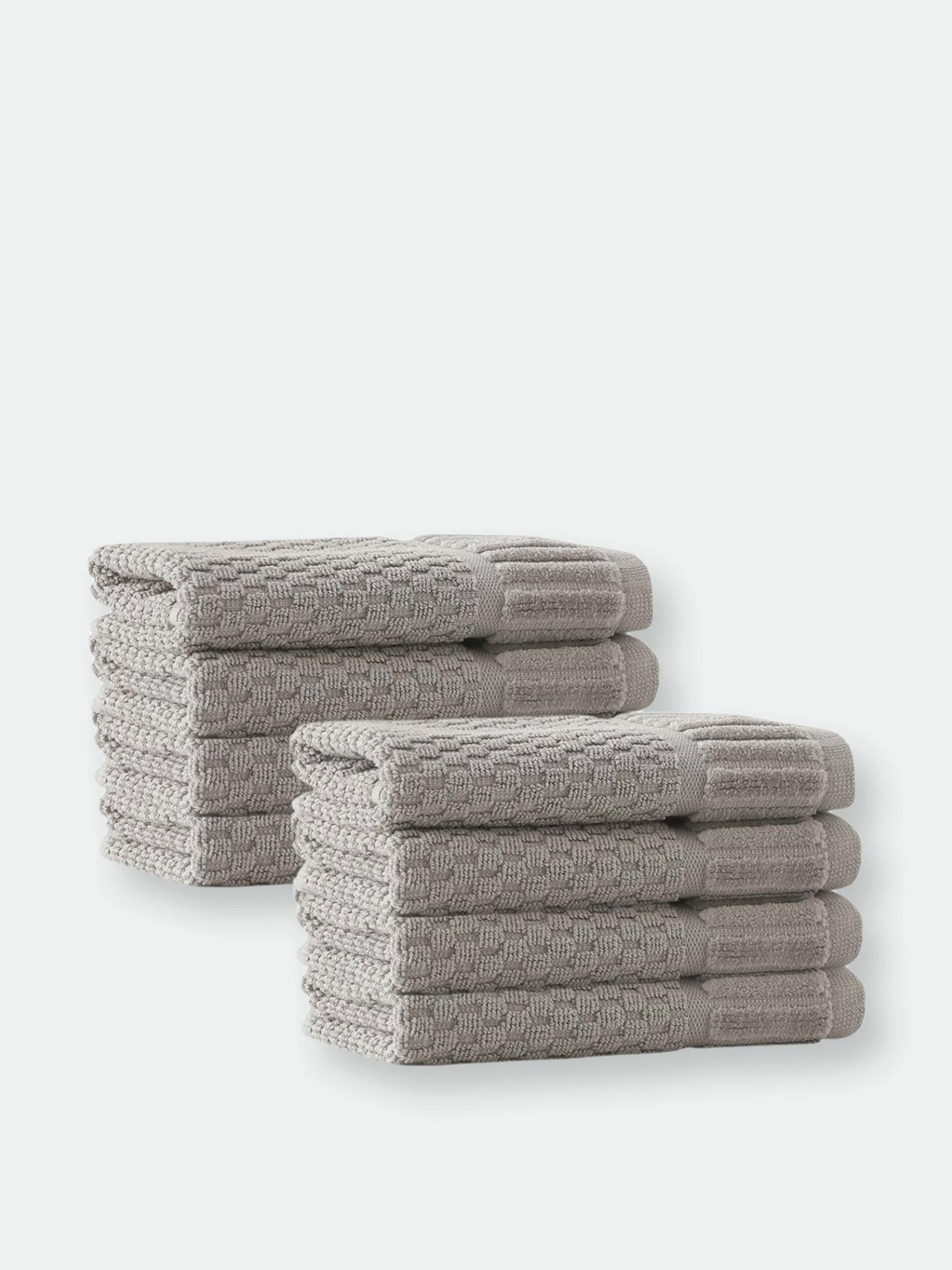 Enchante Home Timaru Turkish Cotton 8 Pcs Wash Towels 3 Enchante Home Timaru Turkish Cotton 8 Pcs Wash Towels
