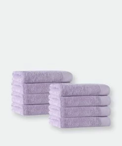 Enchante Home Signature Turkish Cotton 8 Pcs Hand Towels