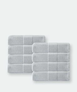 Enchante Home Ria Turkish Cotton 8 Pcs Hand Towels