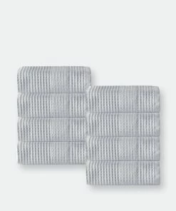 Enchante Home Ria Turkish Cotton 8 Pcs Wash Towels
