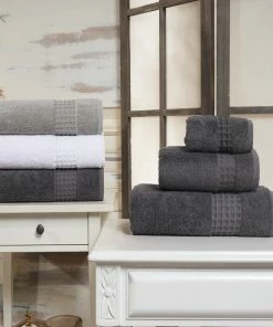 Enchante Home La Turkish Cotton 2 Pcs Bath Towels -Enchante Home-shop M00810006715019 2696656687