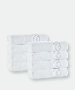 Enchante Home La Turkish Cotton 8 Pcs Hand Towels