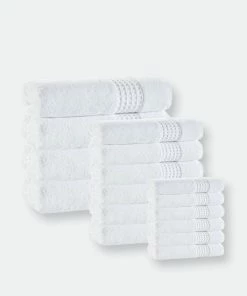 Enchante Home La Turkish Cotton 16 Pcs Towel Set