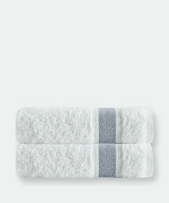 Enchante Home Unique Turkish Cotton 2 Pcs Bath Towels