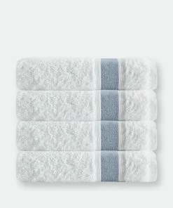Enchante Home Unique Turkish Cotton 4 Pcs Bath Towels