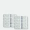 Enchante Home Unique Turkish Cotton 8 Pcs Wash Towels