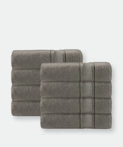 Enchante Home Soft Turkish Cotton 8 Pcs Hand Towels