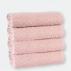 Enchante Home Glossy Turkish Cotton 4 Pcs Bath Towels -Enchante Home-shop M00810006717136 3688653806 scaled
