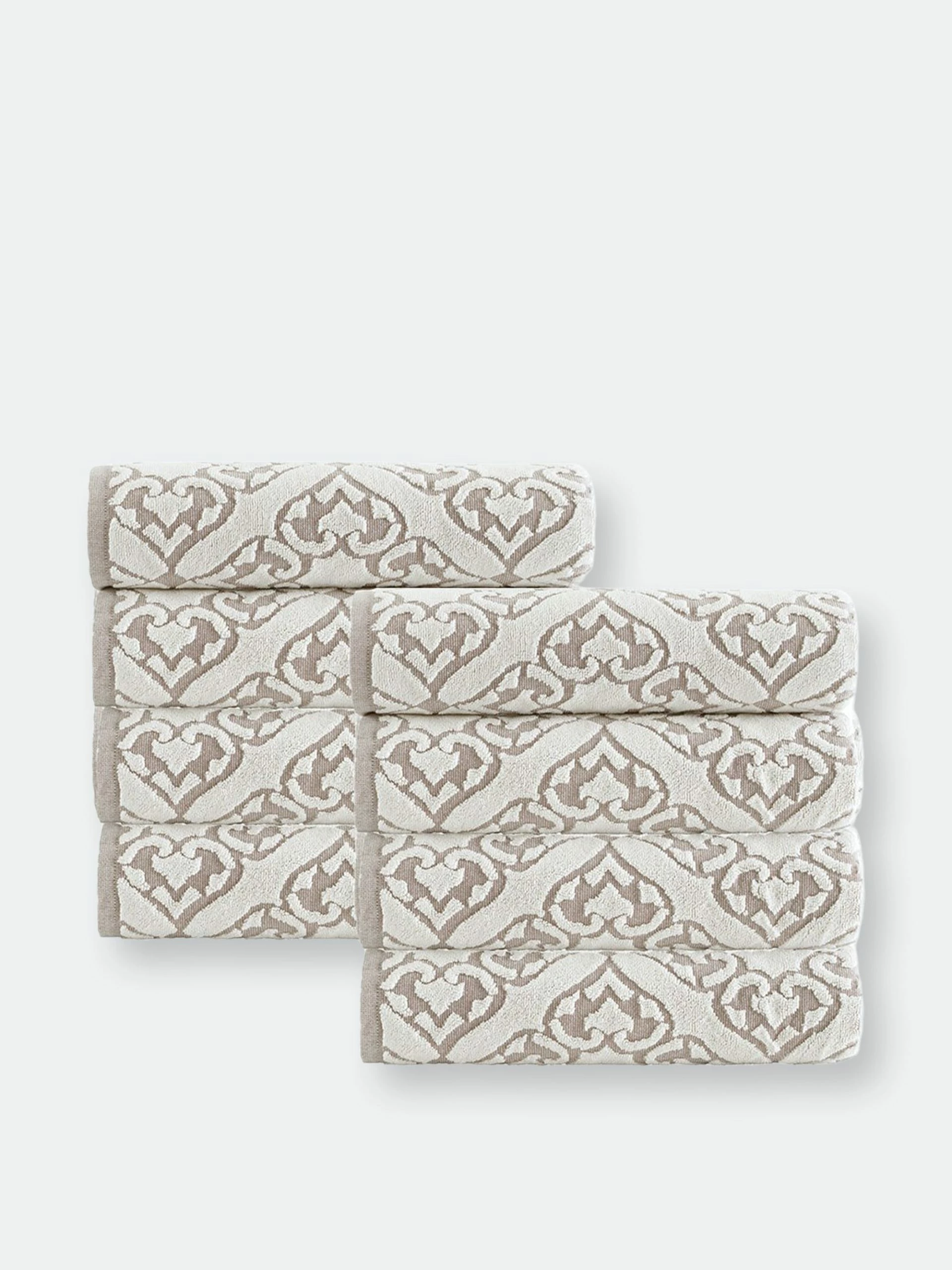 Enchante Home Gonzales Turkish Cotton 8 Pcs Wash Towels 3 Enchante Home Gonzales Turkish Cotton 8 Pcs Wash Towels