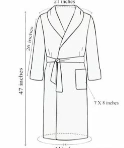Enchante Home Luxury Turkish Cotton Bathrobe -Enchante Home-shop M00810006717921 1238881055